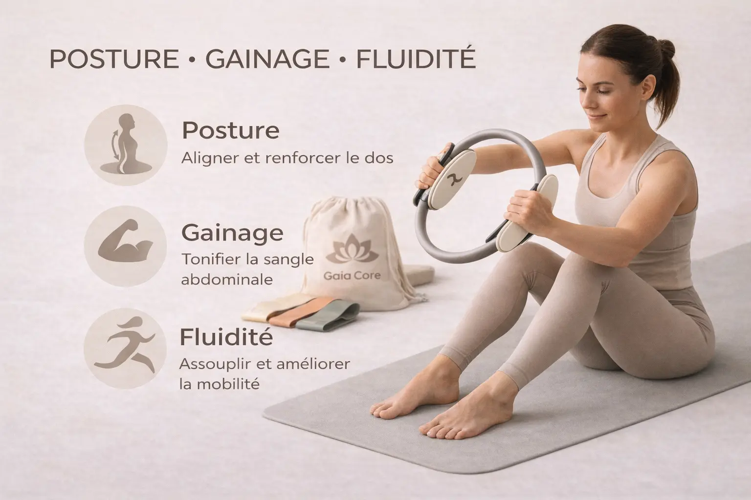 Posture Gainage Fluidité