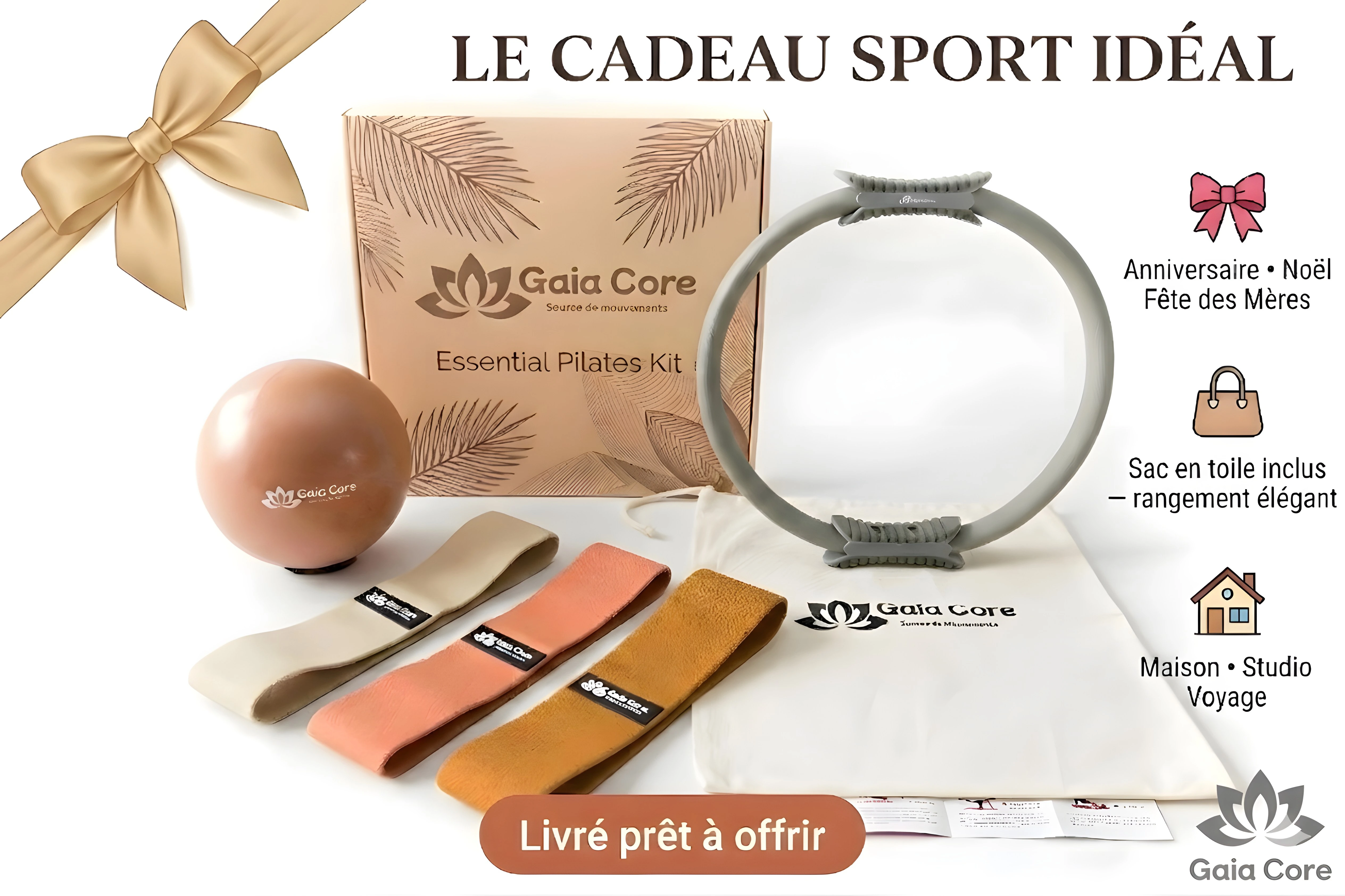 Anneau pilates magic circle 38cm pour exercices pilates maison